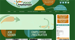 Desktop Screenshot of foodemployment.com